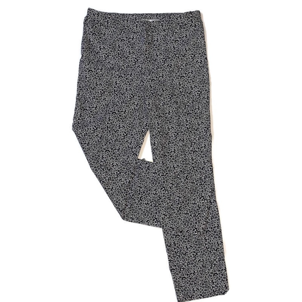 Jules & Leopold Floral Print Pants Navy/White Med